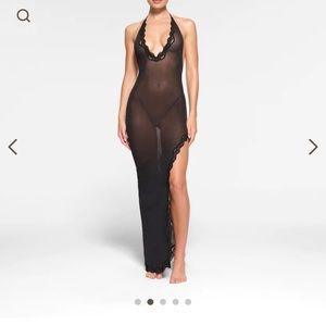 SKIMS SUMMER MESH PLUNGE DRESS - NWT